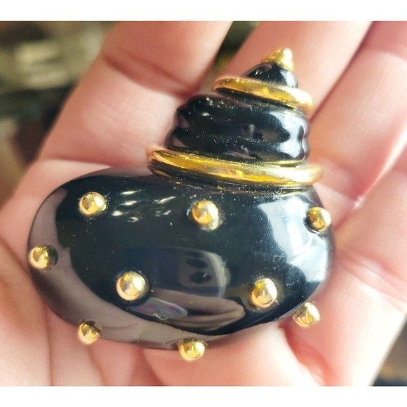 Kenneth Lane (KJL) Enamel Dimension Brooch/Pin (A21) - Picture 2 of 5